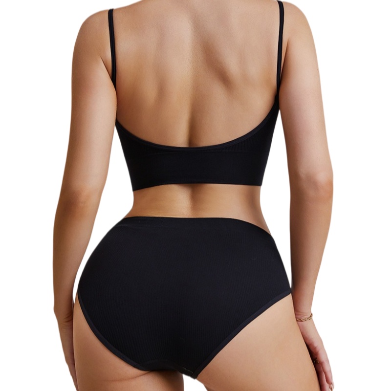 Women Bra Panties Set Seamless - Bralette Triangle Set ulasan dan harga