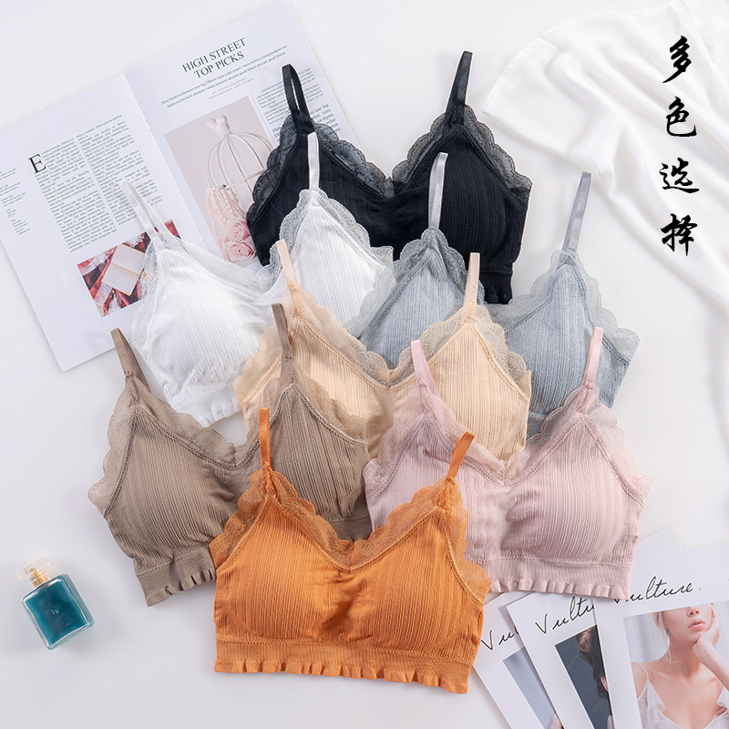3D Sexy Lingerie Seamless Spor - Bralette Triangle Set ulasan dan harga