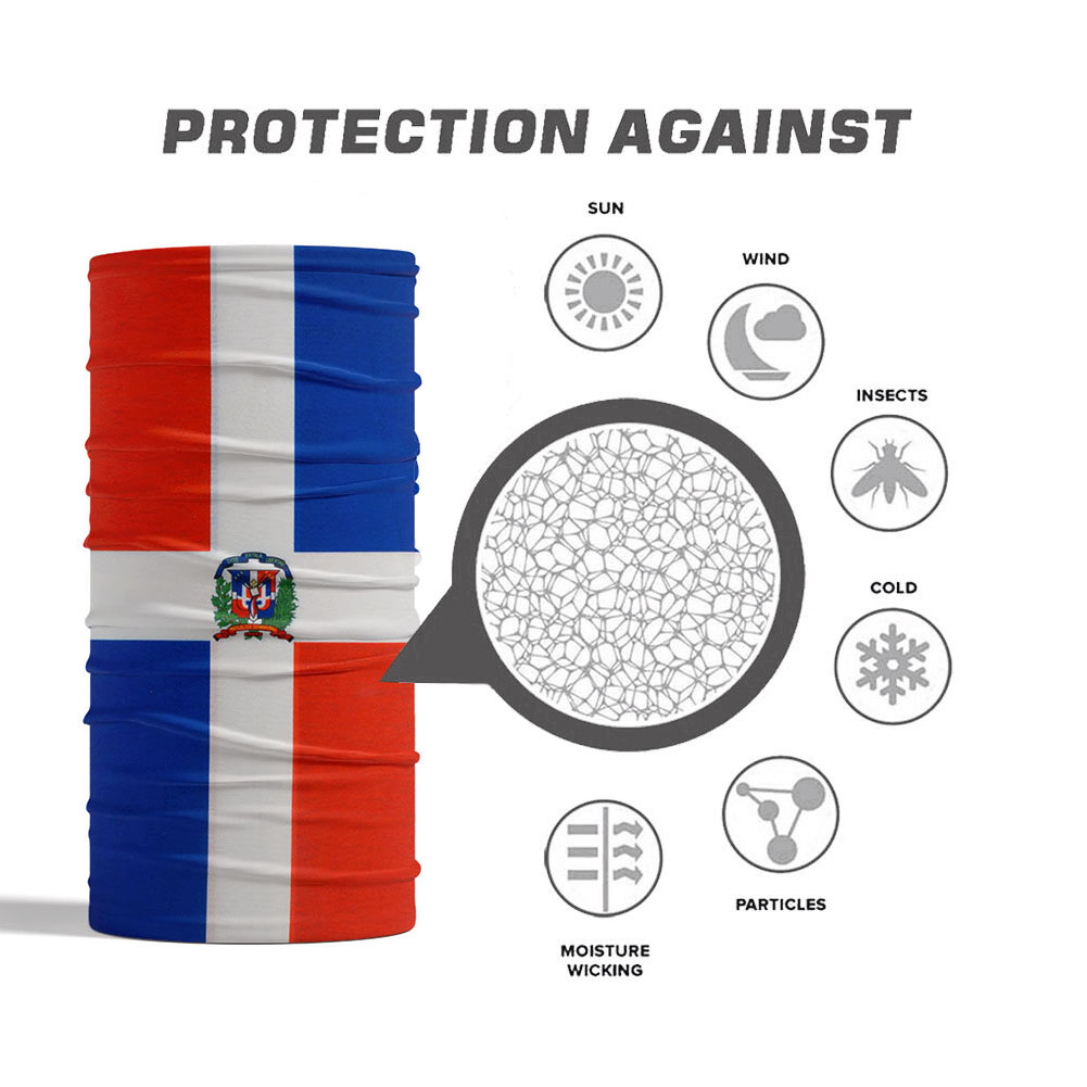 Dominica National Flag Bandana - Headband Summer Knit ulasan dan harga