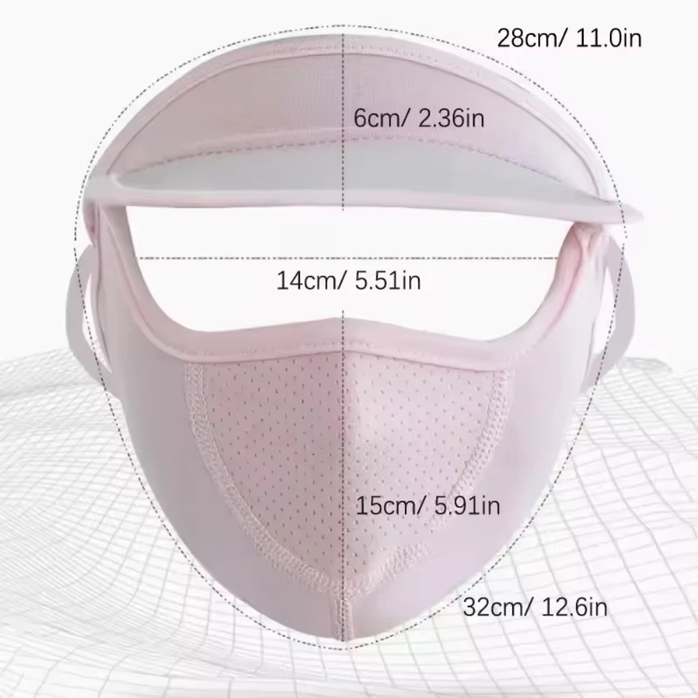 Ice Silk Mask for Outdoor Cycl - Headband Summer Knit ulasan dan harga