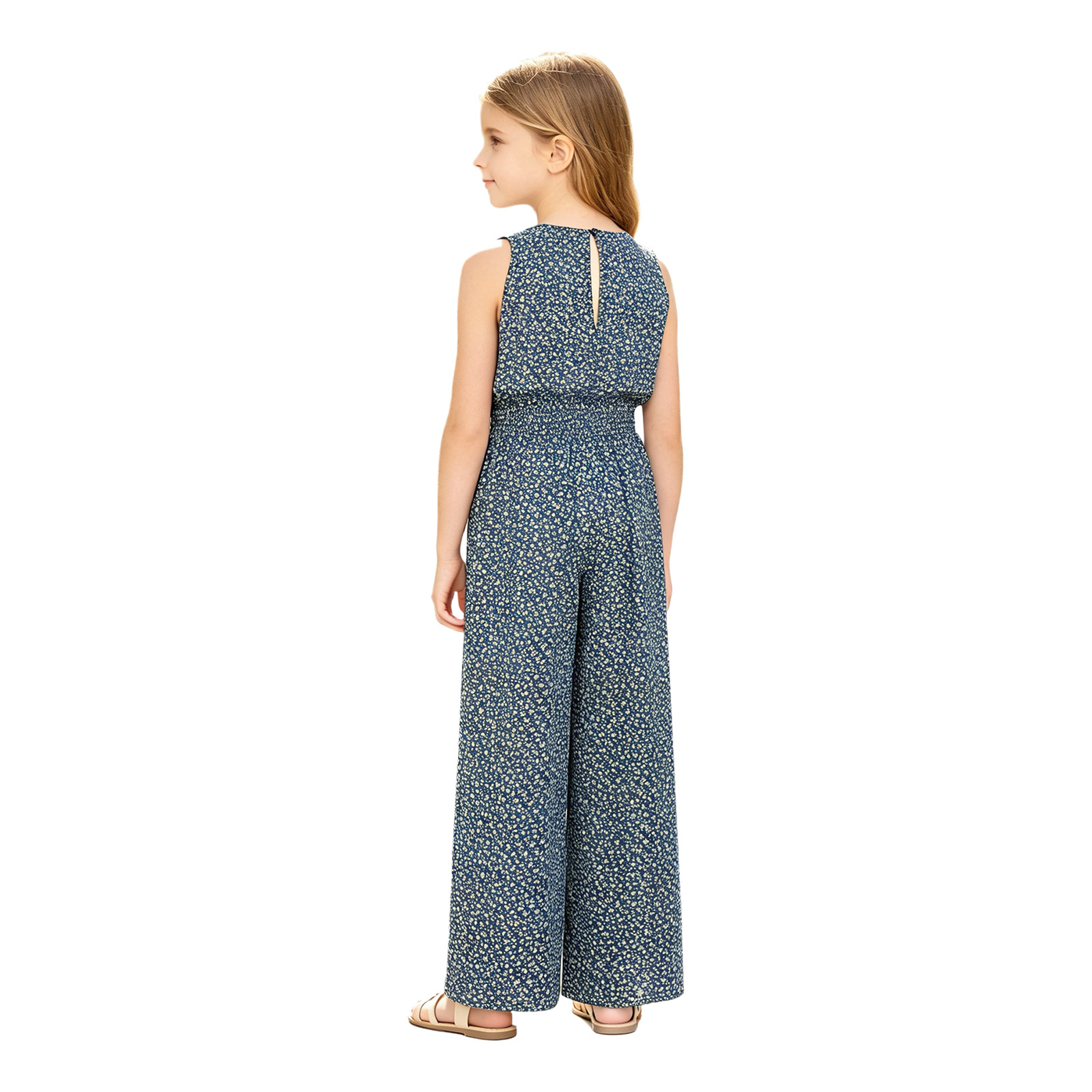 Kids Girls Fashion Floral Jump - Romper Floral Print ulasan dan harga