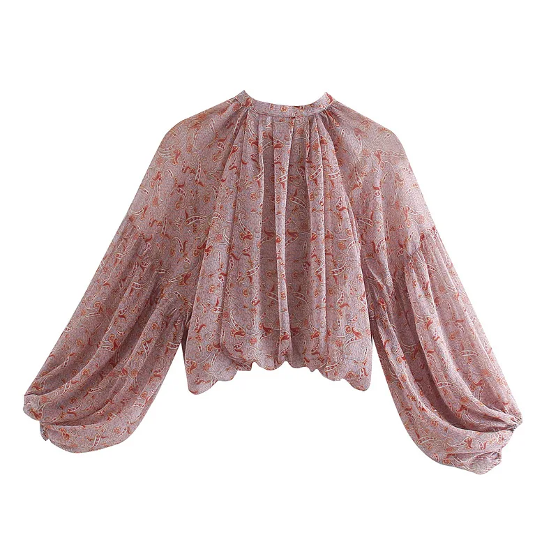 TEELYNN Puff Long Sleeve Boho  - Romper Floral Print ulasan dan harga