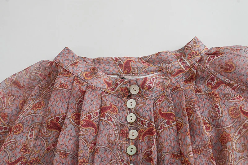 TEELYNN Puff Long Sleeve Boho  - Romper Floral Print ulasan dan harga