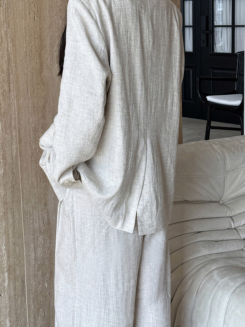 Autumn Hig-end Linen Material  - Linen Pant Wide ulasan dan harga