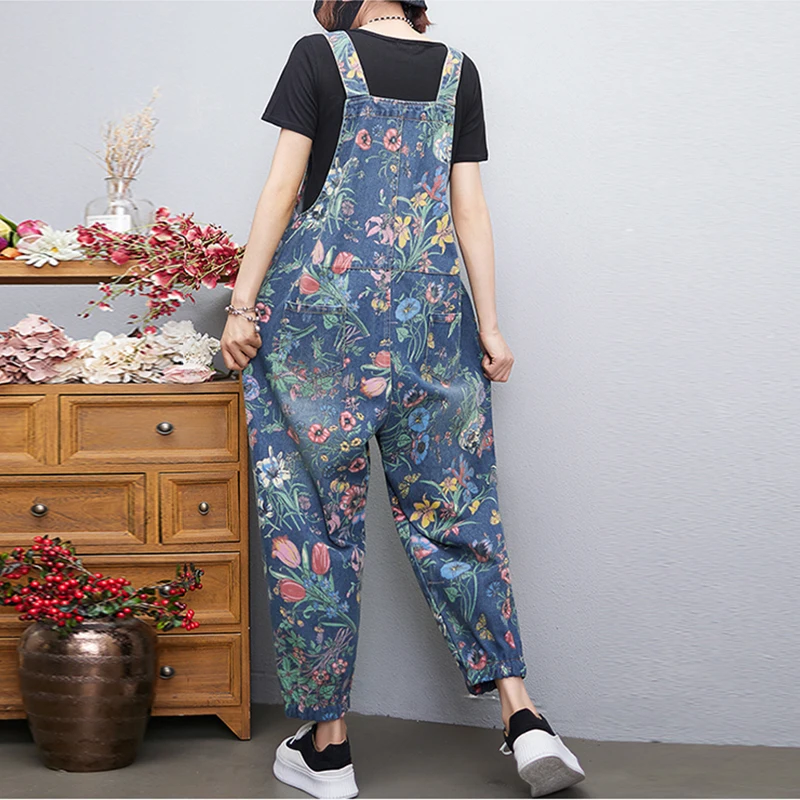 Casual Streetwear Print Floral - Romper Floral Print ulasan dan harga